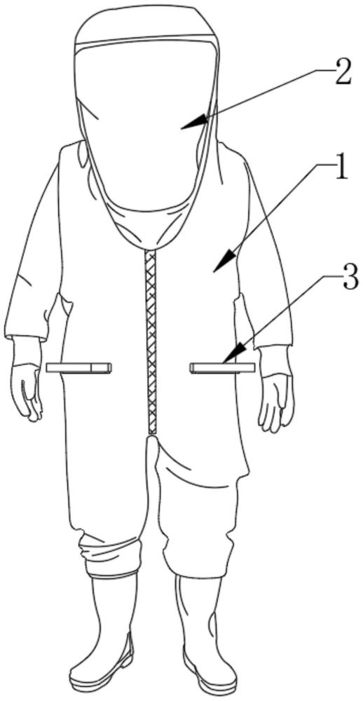 一种耐酸碱防护服的制作方法