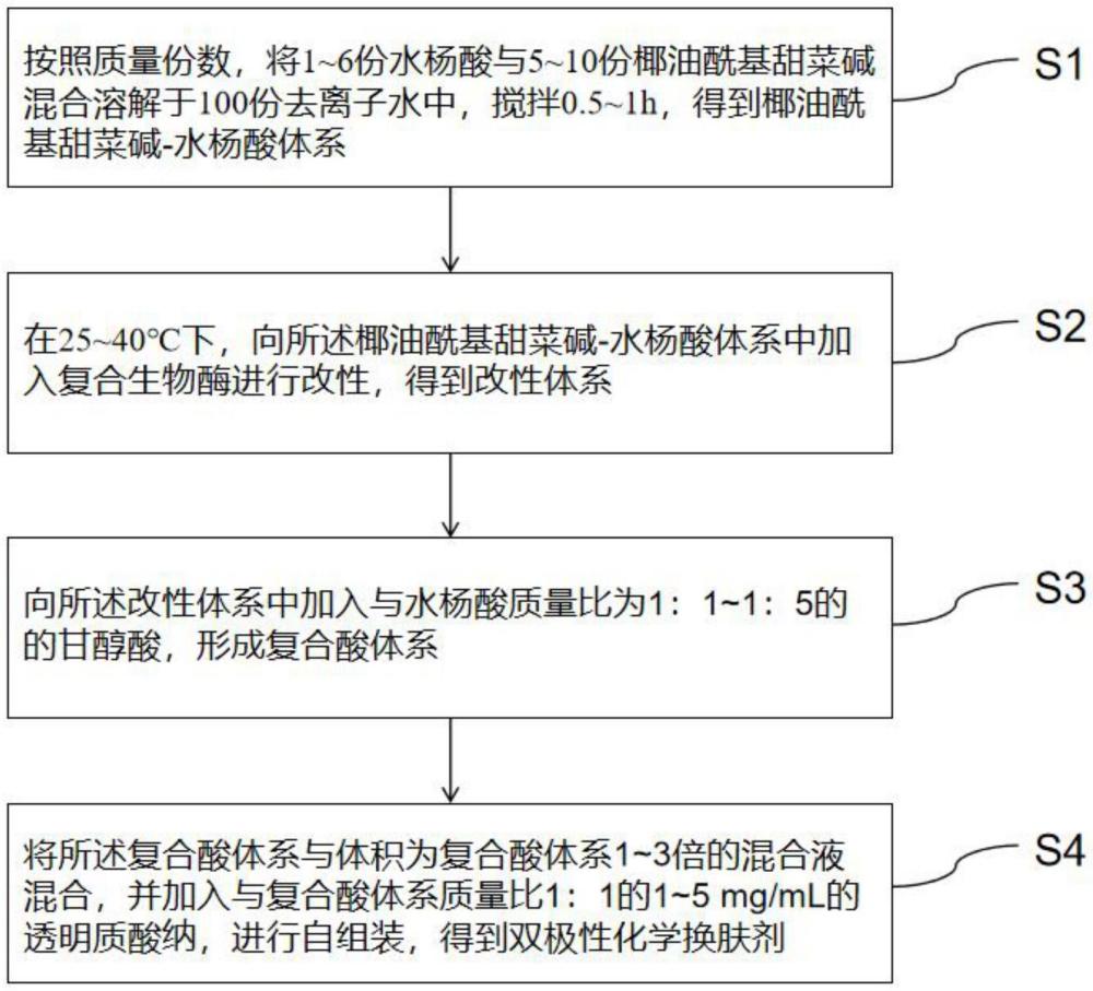 一种双极性化学换肤剂的制备方法与流程