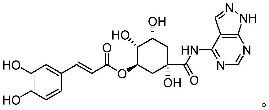 一种绿原酸衍生物及其制备方法与应用与流程