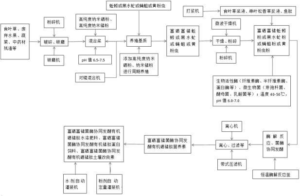 一种利用菌酶协同技术生产有机硒锗肽营养素的方法及装置与流程