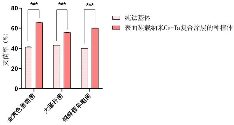 一种表面具有促成骨和抗菌的复合涂层的种植体的制备方法