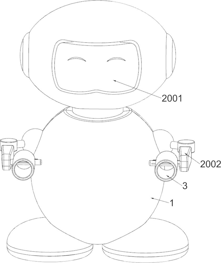 一种孤独症患者康复治疗用机器人的制作方法