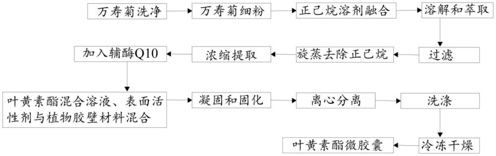 一种叶黄素酯微胶囊的制备工艺的制作方法