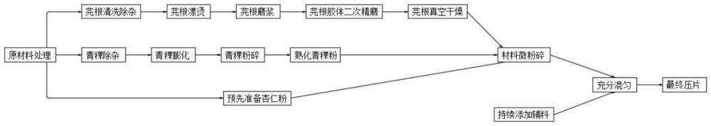 一种芫根高原反应辅助食品及其制备方法与流程