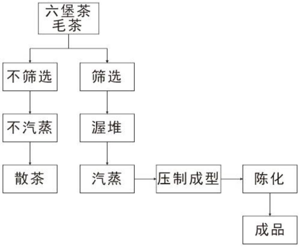 一种六堡茶现代加工工艺的制作方法